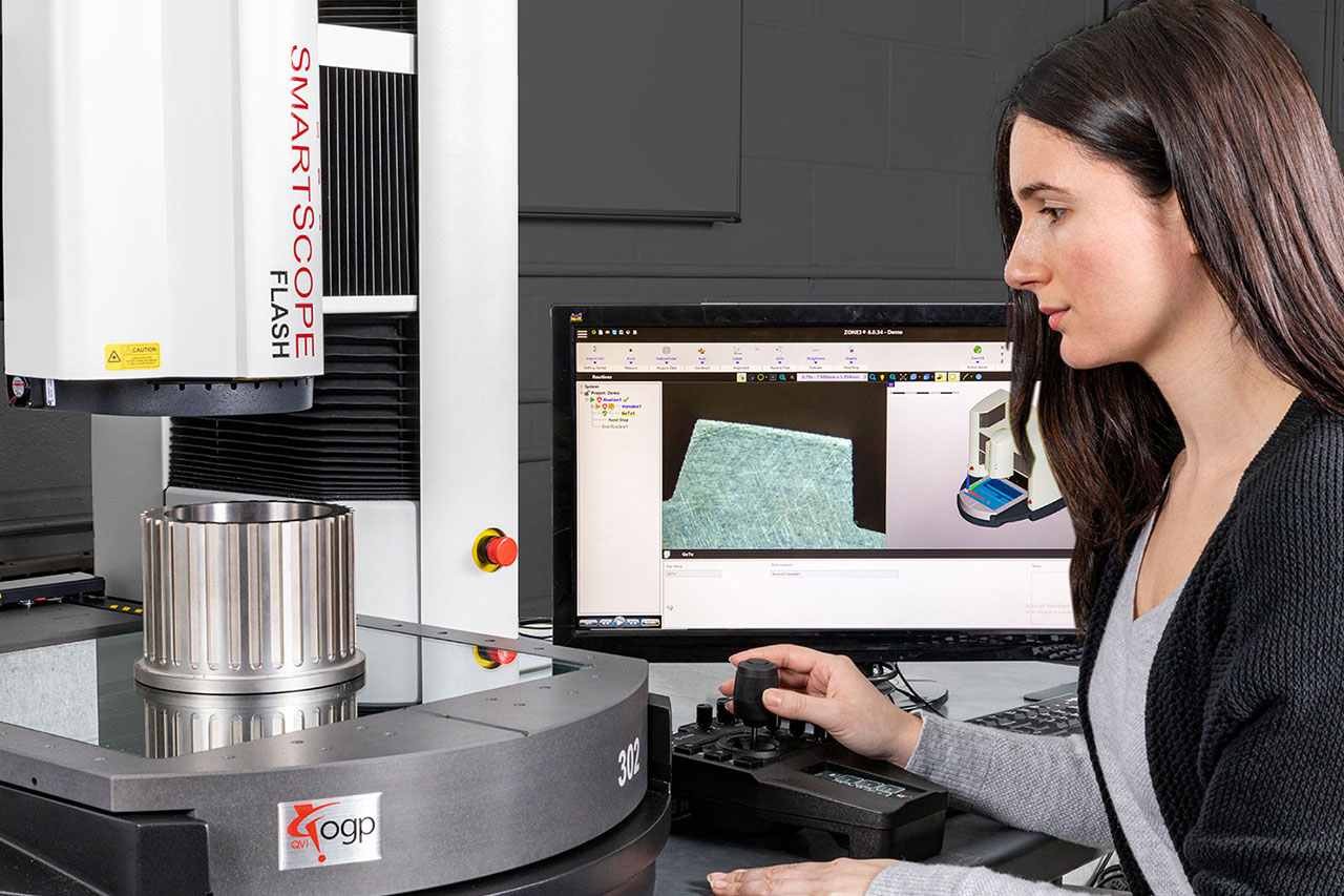 Nous formons vos équipes sur l’utilisation d’une machine de mesure tridimensionnelle Smartscope