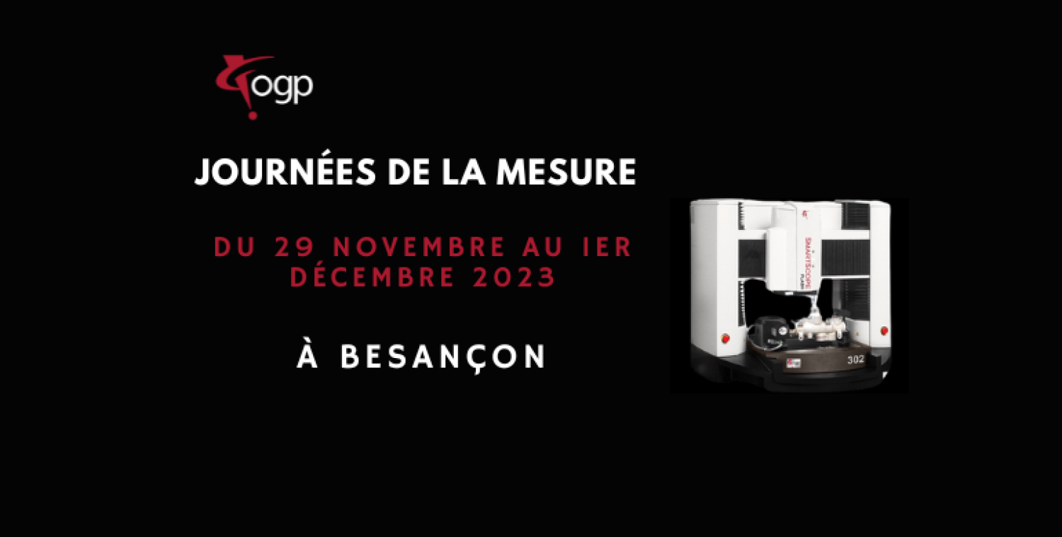 Journées de la mesure à Besançon du 29 novembre au 1er décembre 2023