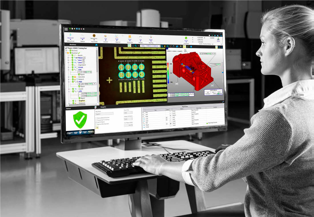 Découvrez nos logiciels disponibles sur votre machine de mesure 3D Smartscope